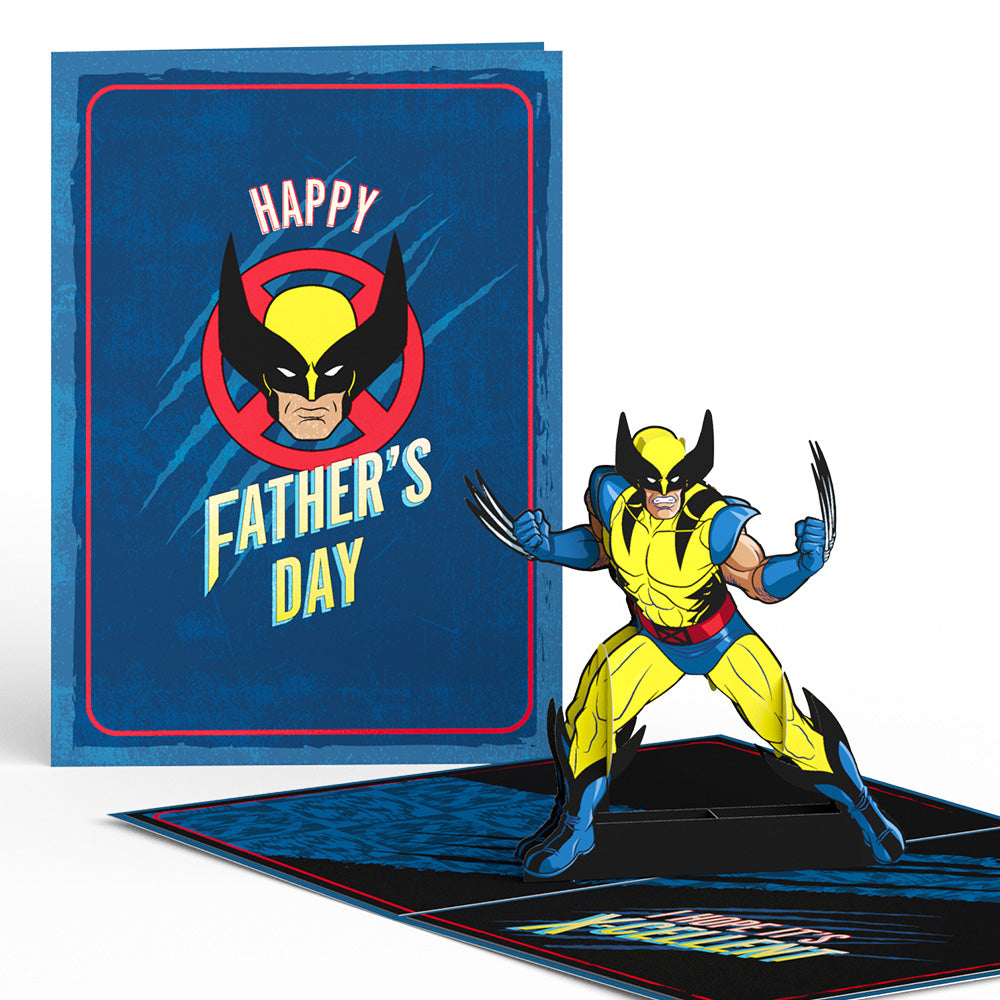 Marvel X-Men Wolverine X-Cellent Father's Day Pop-Up Card、mySite、solidvoid