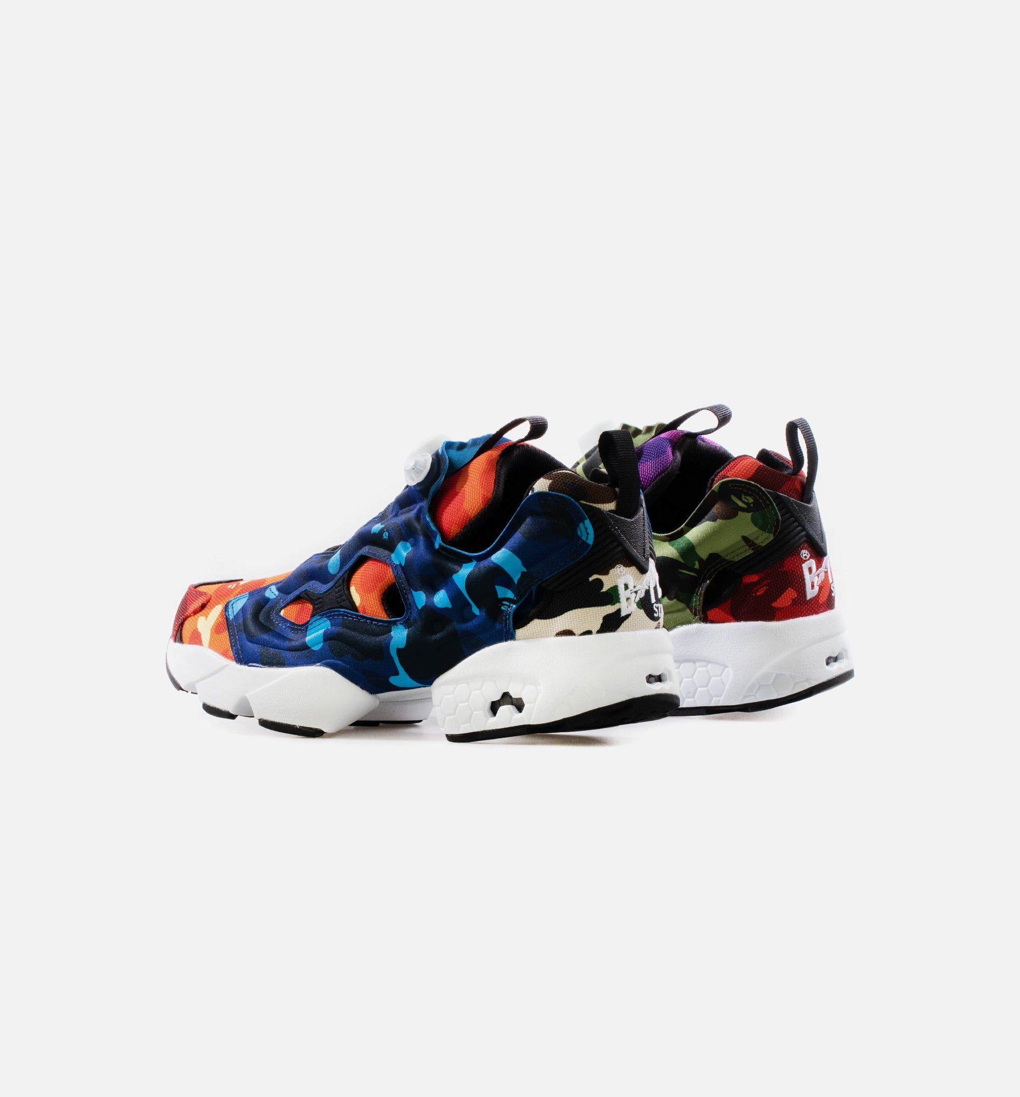 BAPE Instapump Fury Multi Camo Mens Lifestyle Shoe - Multi/Camo、mySite、dreamappss