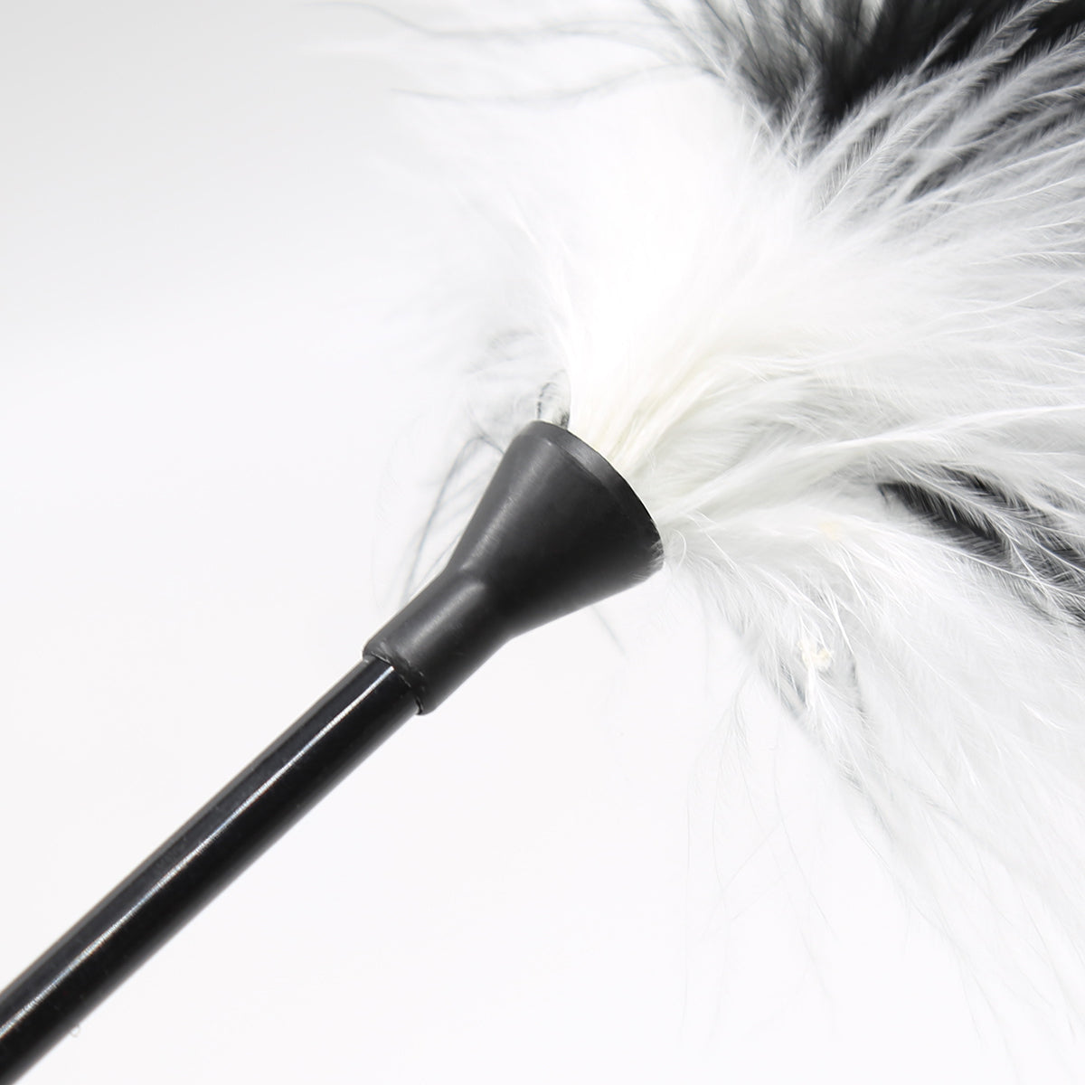 Come Closer Fantasy Feather Crop 2 In 1 | Black and White | Fetish、mySite、bottomscart