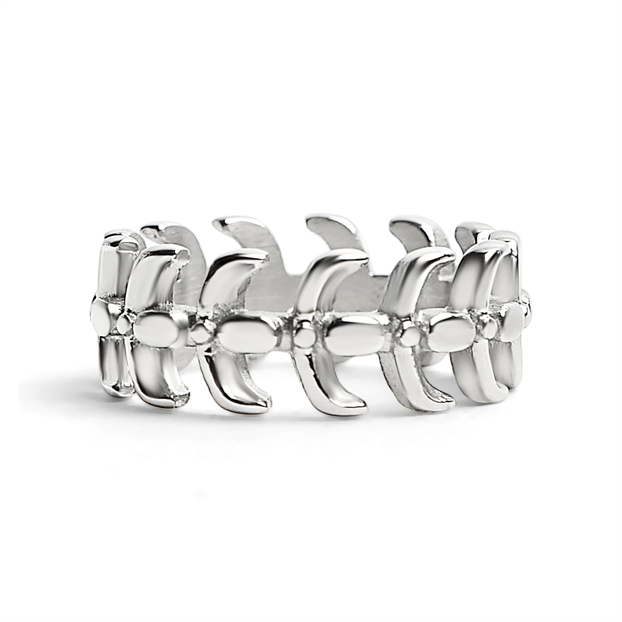 Detailed Spine Stainless Steel Ring / SCR3052、mySite、dreamappss