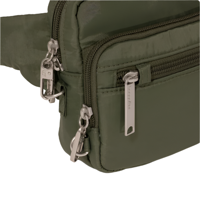  Baggallini Securtex® Anti-Theft Sling Bag - Thyme、mySite、preschool7hills