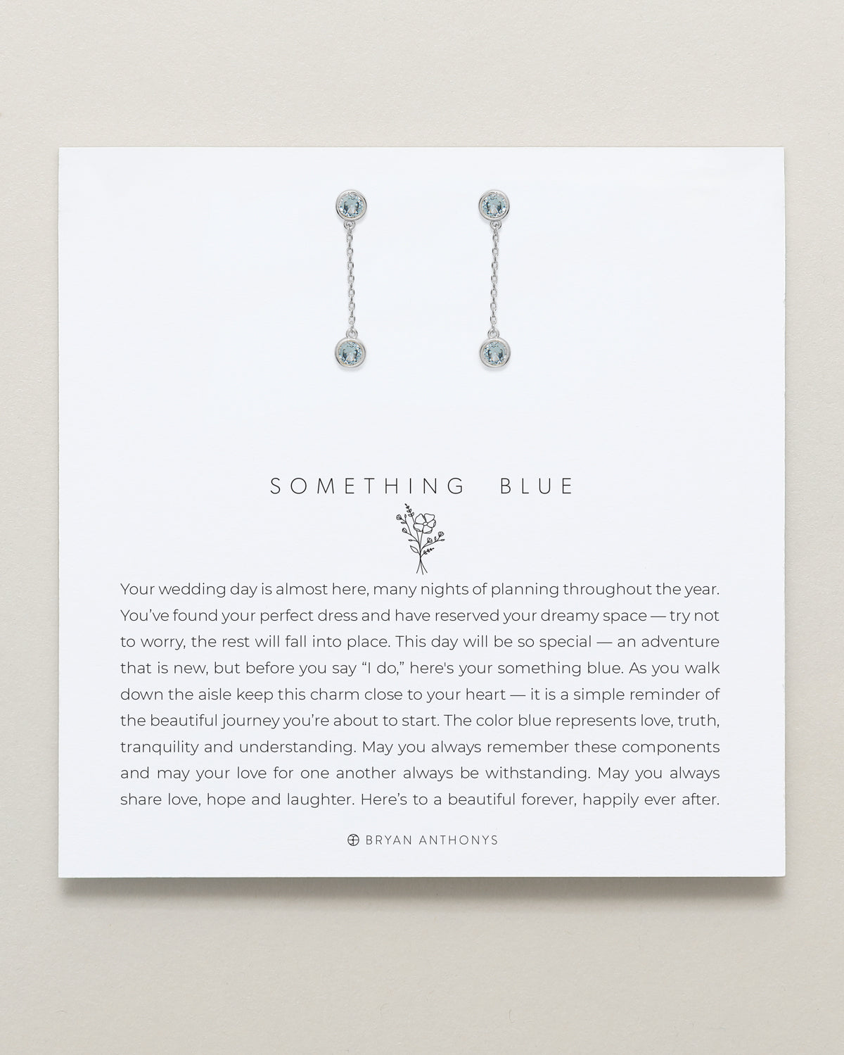 Something Blue Drop Earrings、mySite、hinf8tx79
