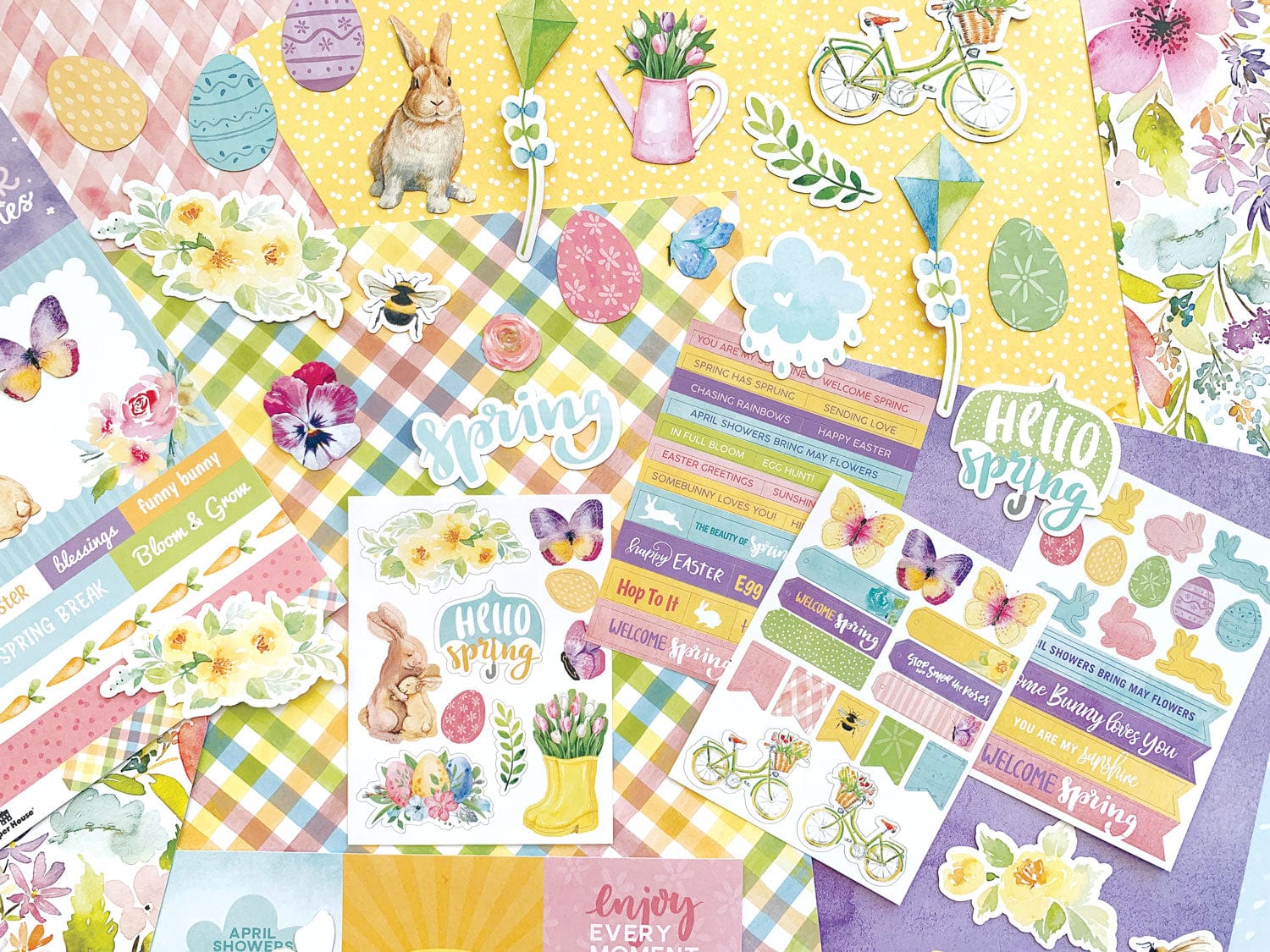  Paper Crafting Kit - Hello Spring、mySite、ghnorth