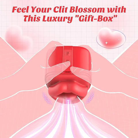 Tongue Pulsing Gift Box Vibrator
