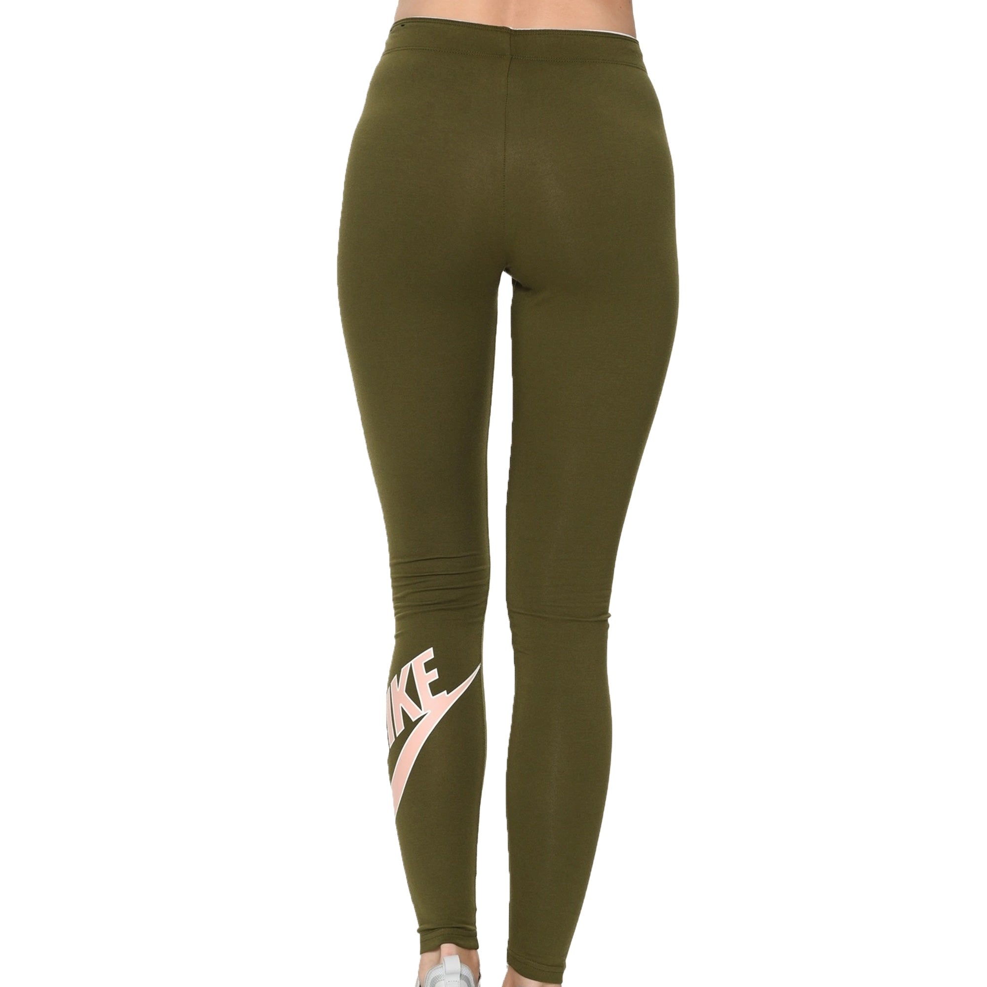 Nike Women's Leg-A-See High Waist Tights Olive Canvas、mySite、bottomscart