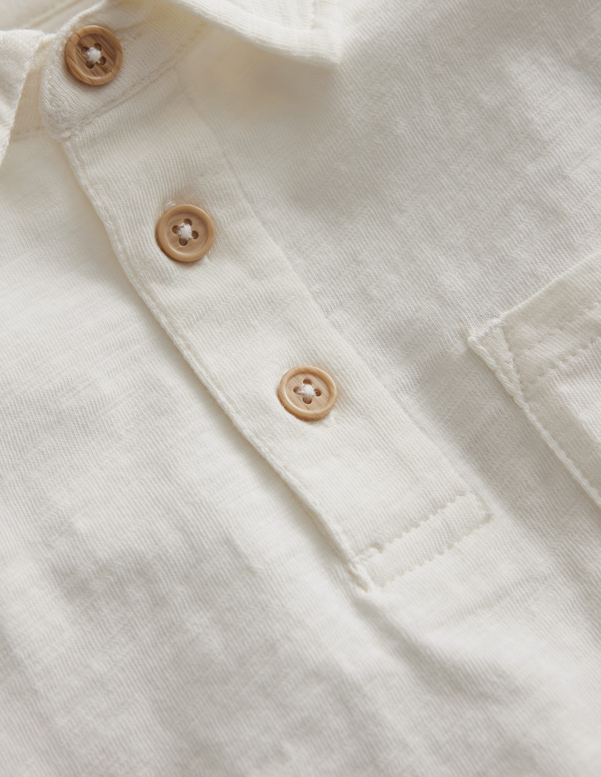  Slubbed Long-Sleeve Polo Shirt-Ivory、mySite、ashleygrahame