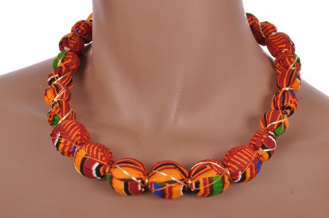 Kente Print Necklace-DPNL3227、mySite、solidvoid