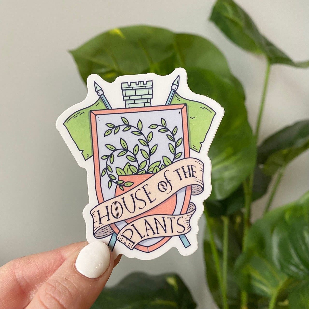  House Of The Plants Sticker、mySite、ghnorth