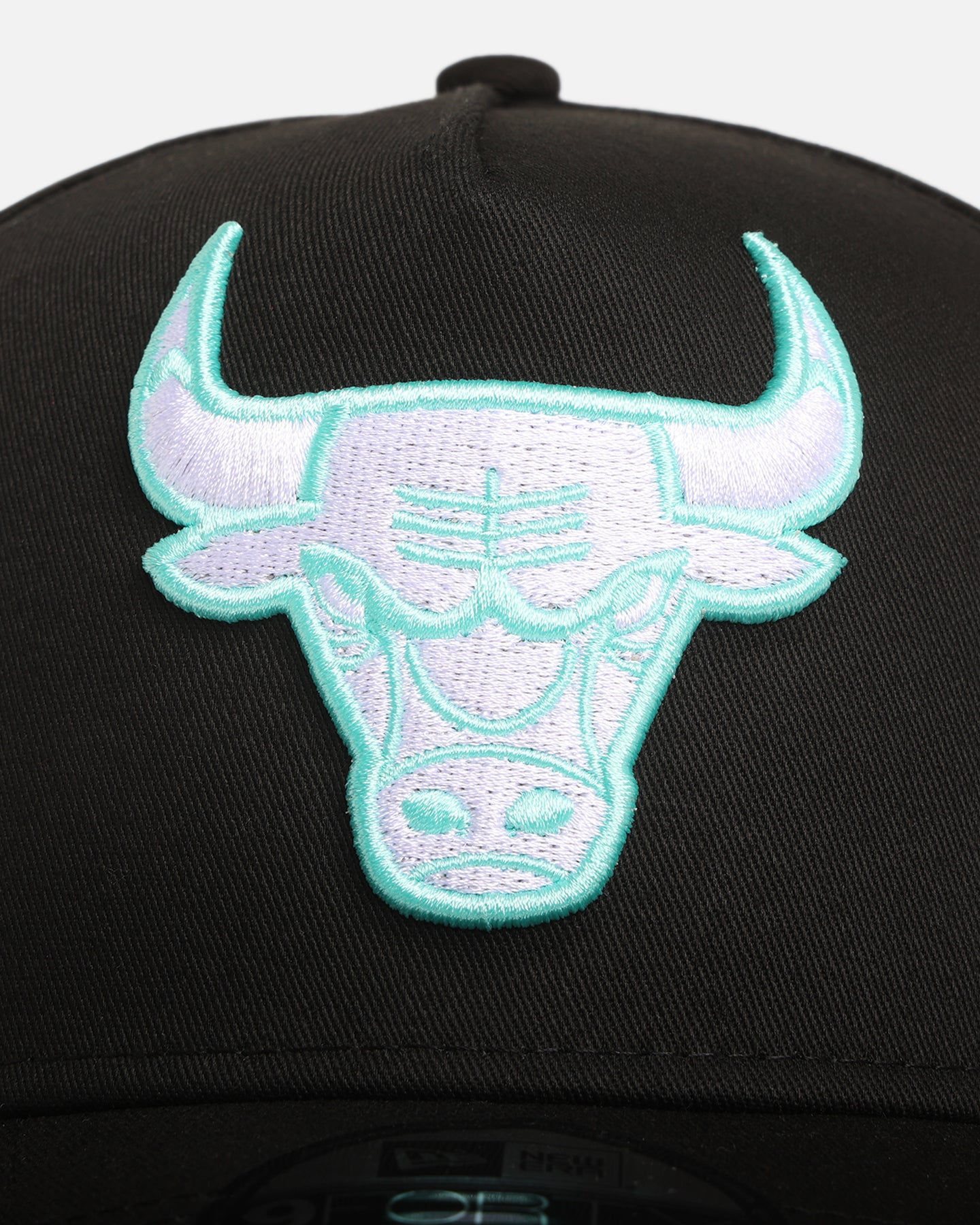 New Era Chicago Bulls 'Black Aqua' 9FORTY A-Frame Snapback Black/Aqua、mySite、zt4zffjzw