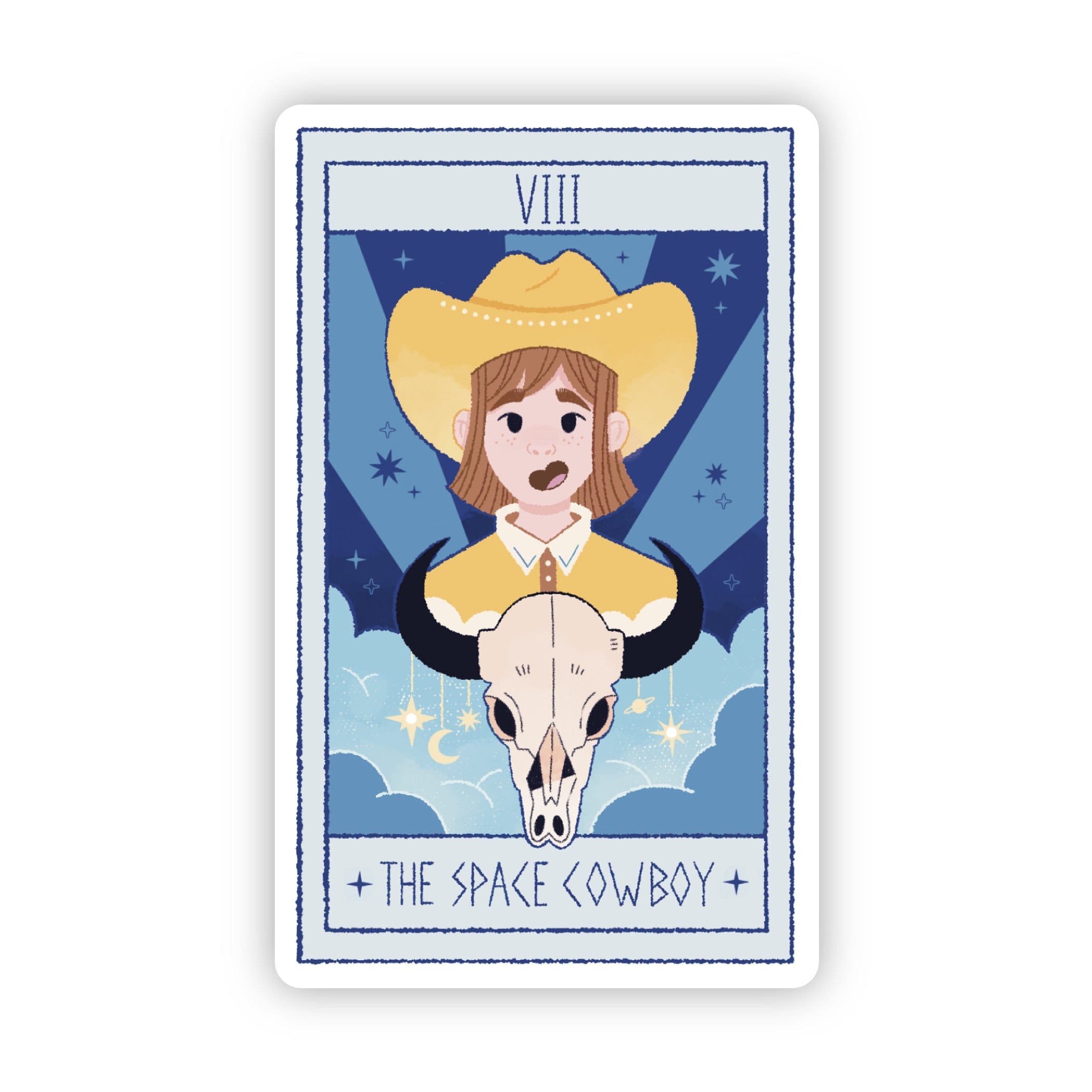  The Space Cowboy Tarot Card Sticker (Wild West)、mySite、elrpsem3k