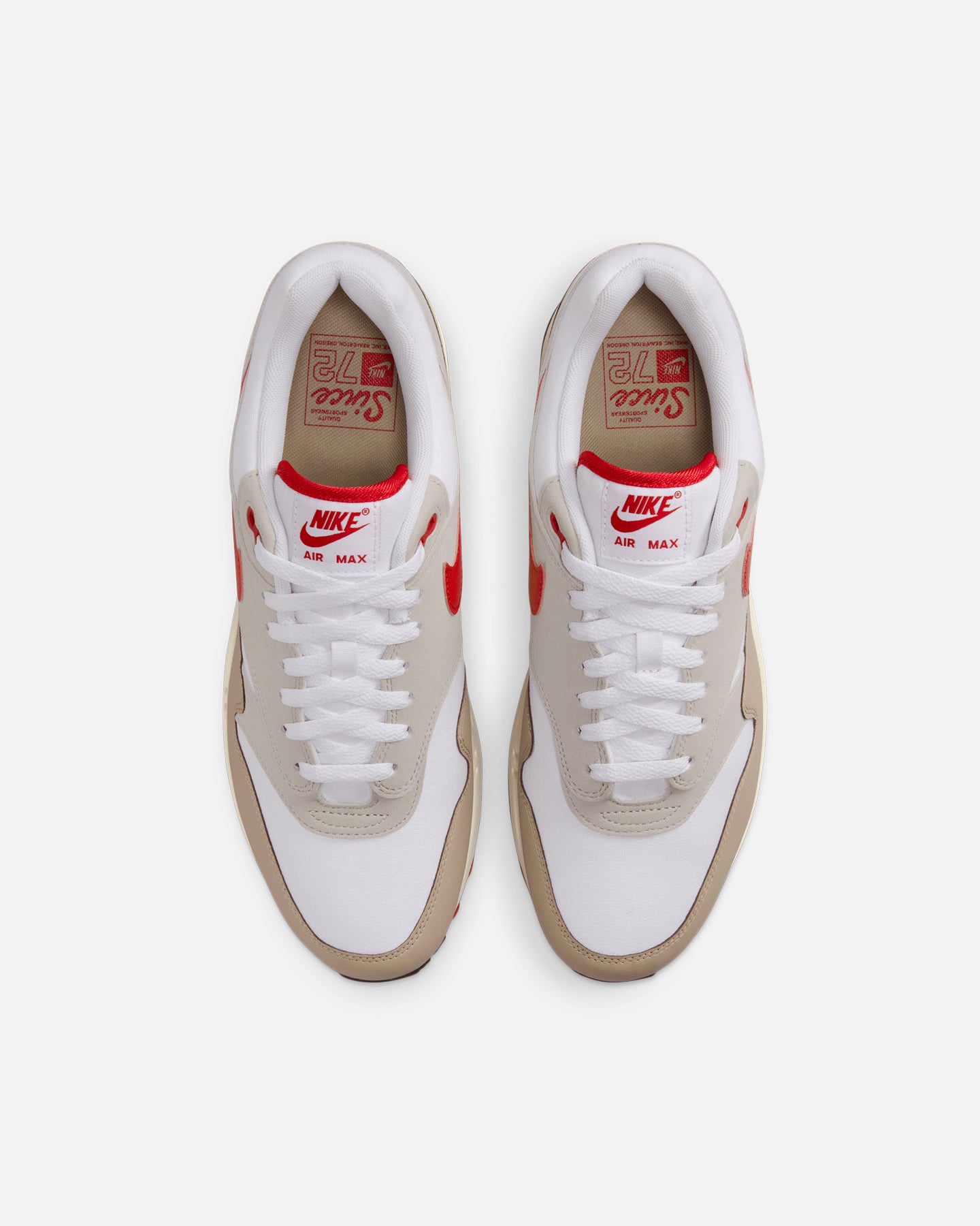 Nike Air Max 1 White/University Red、mySite、zt4zffjzw