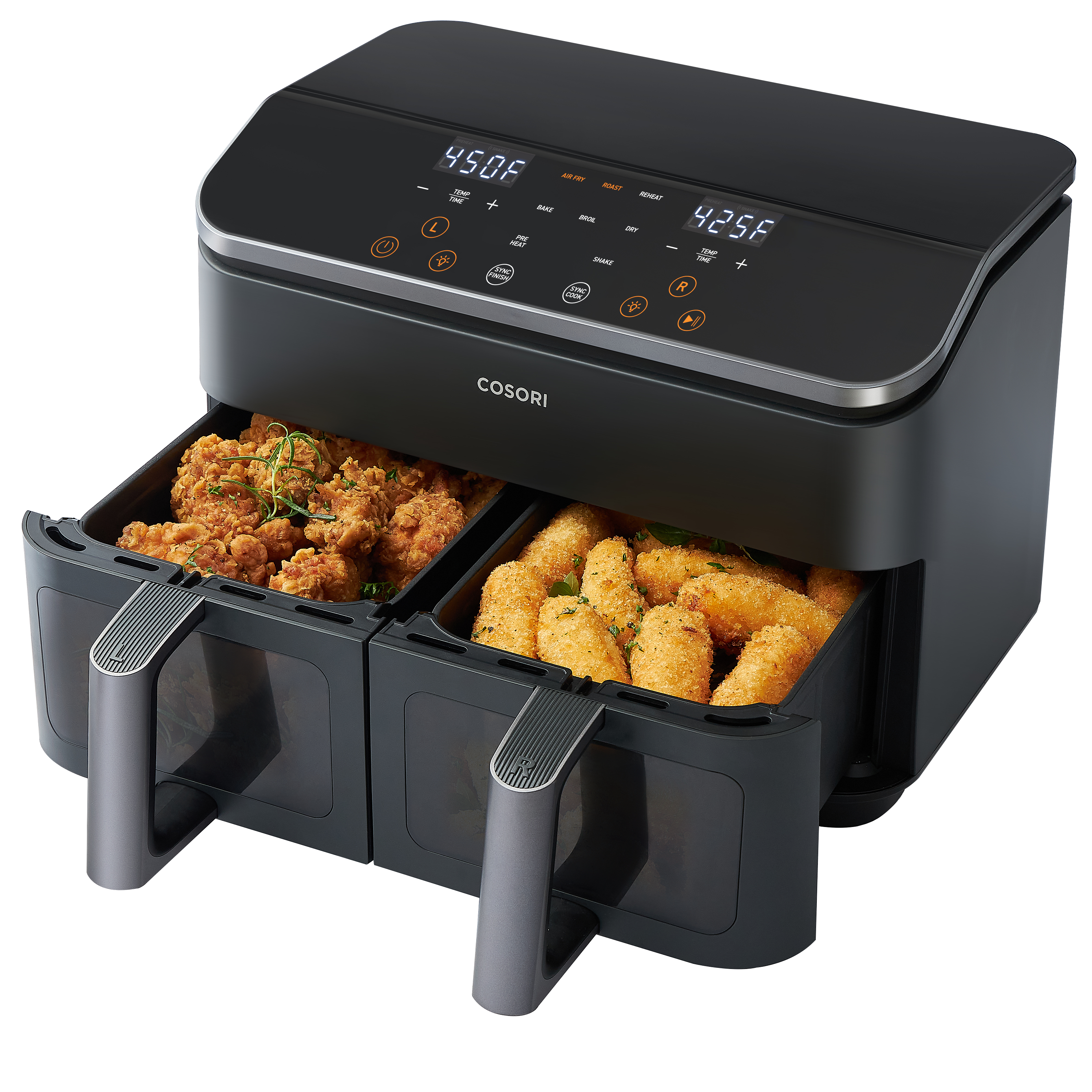 COSORI 9.0-Quart Dual Basket Air Fryer、mySite、fannypackpong