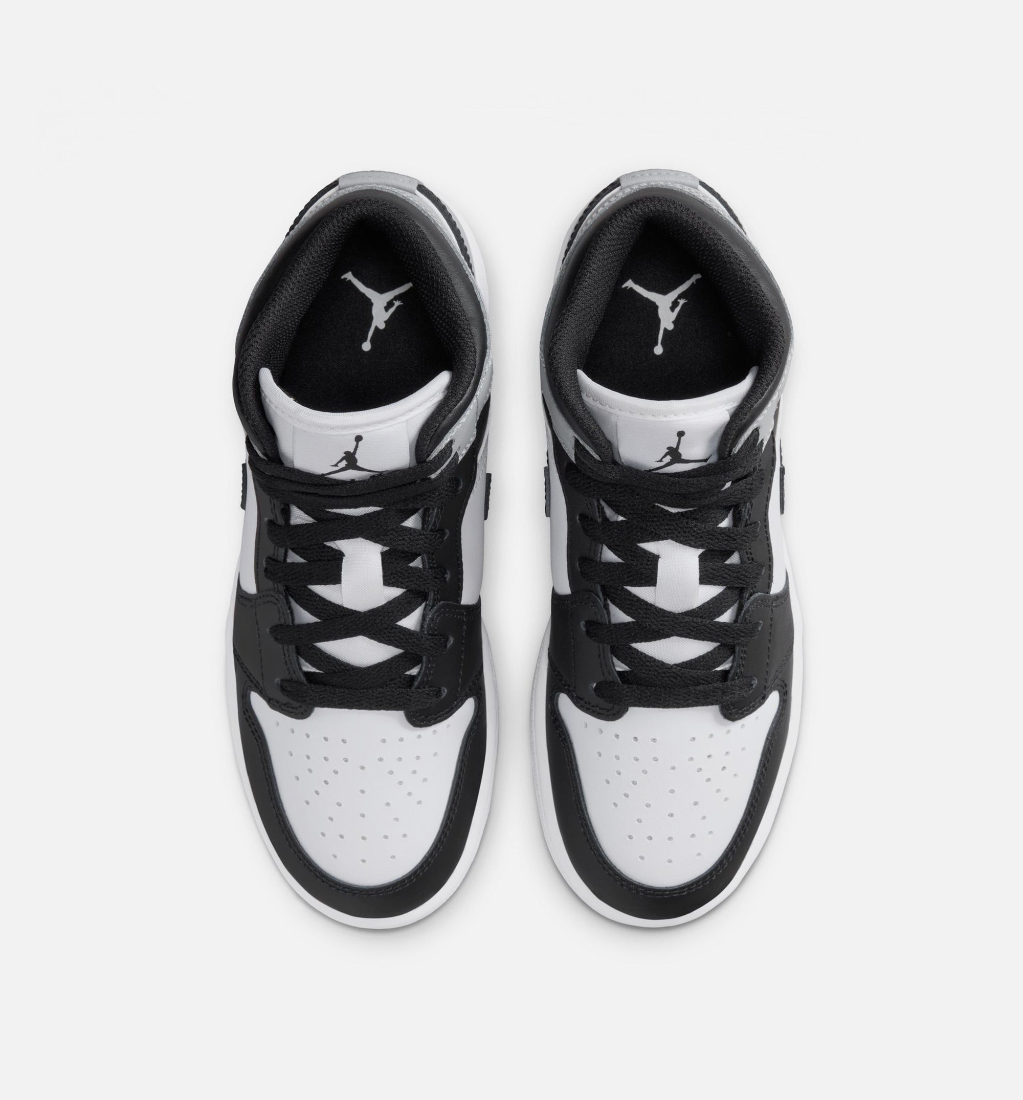 Air Jordan 1 Mid Grade School Lifestyle Shoe - White/Light Smoke Grey/Black、mySite、dreamappss