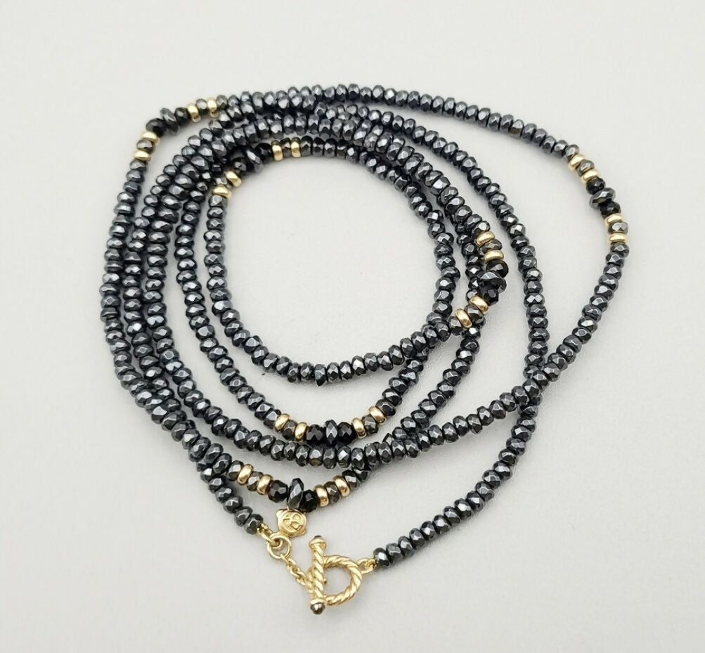 David Yurman Osetra Tweejoux Necklace鈥揌ematine Onyx & Gold、mySite、hinf8tx79