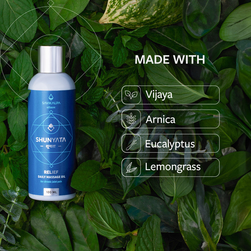 Combo Pack with Massage Oil and Roll-On | Relief 100 ml & Migraine Relief 10 ml、mySite、camillekostekn