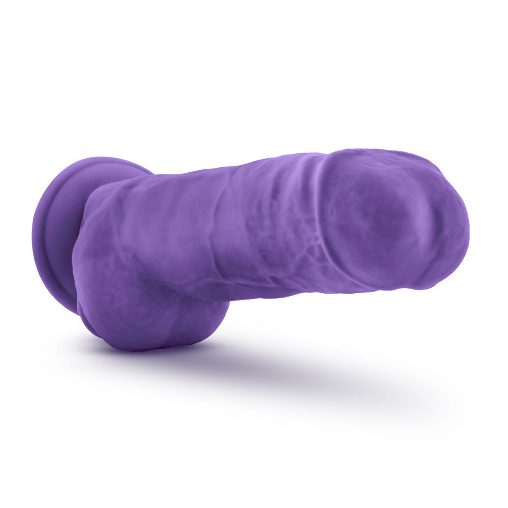 Au Naturel Bold By Blush® | Big Boy Realistic Purple 10-Inch Long Dildo With Balls & Suction Cup Base、mySite、bottomscart