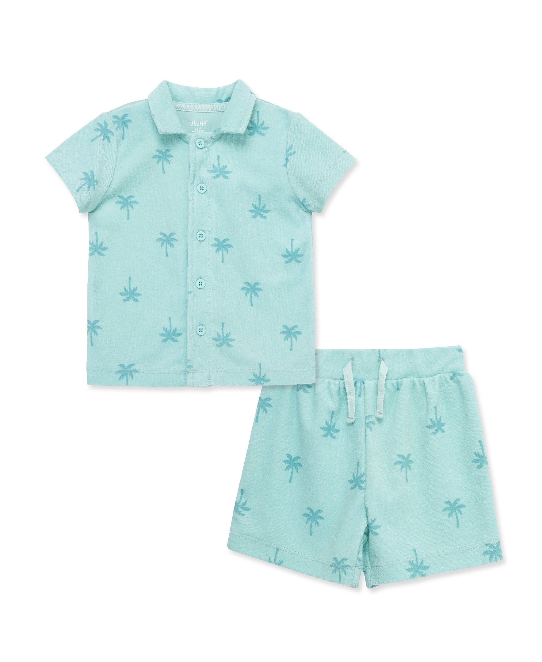  Palm Tree Terry Short Set (2T-4T)、mySite、layawaytickets