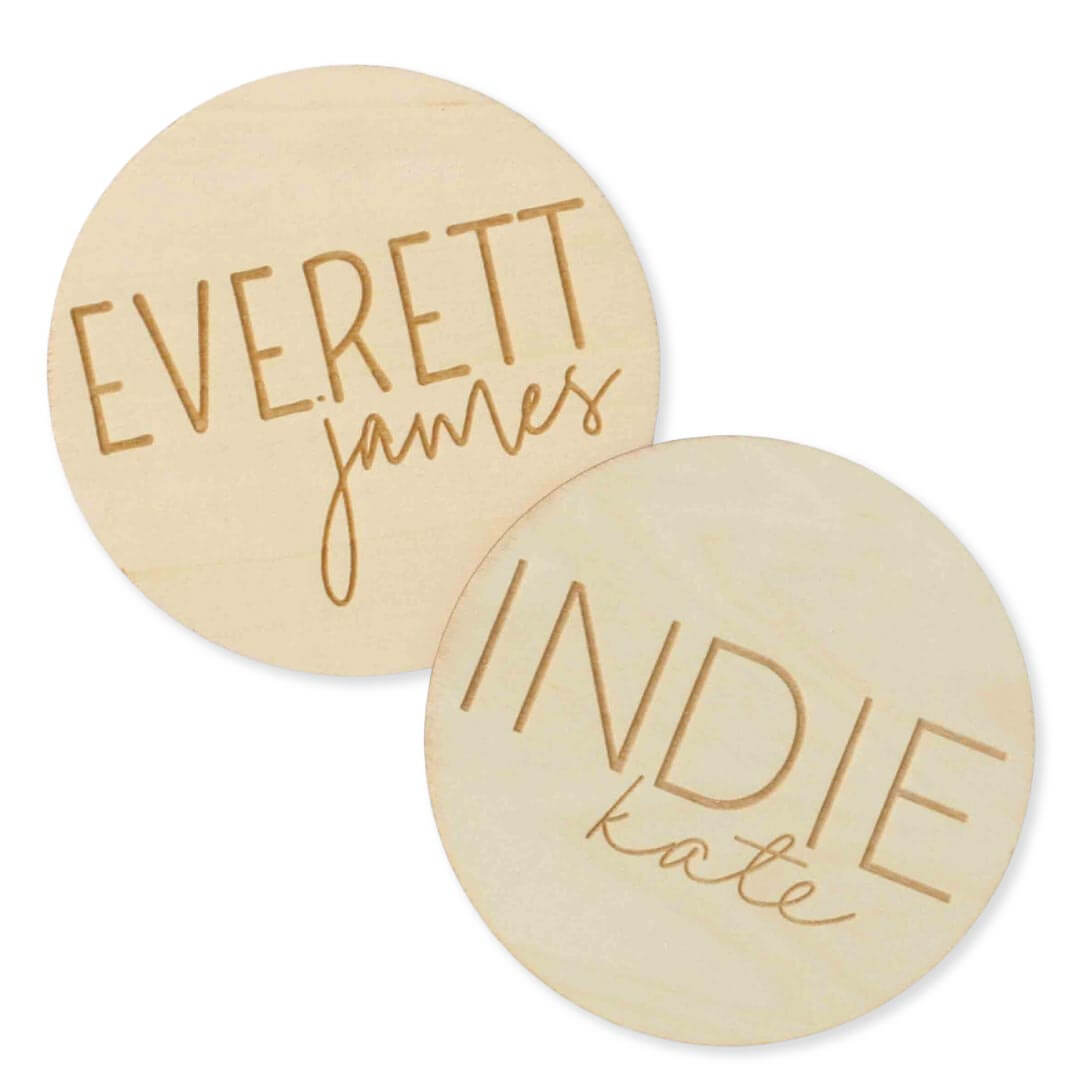  Personalized Wood Announcement | Block、mySite、layawaytickets