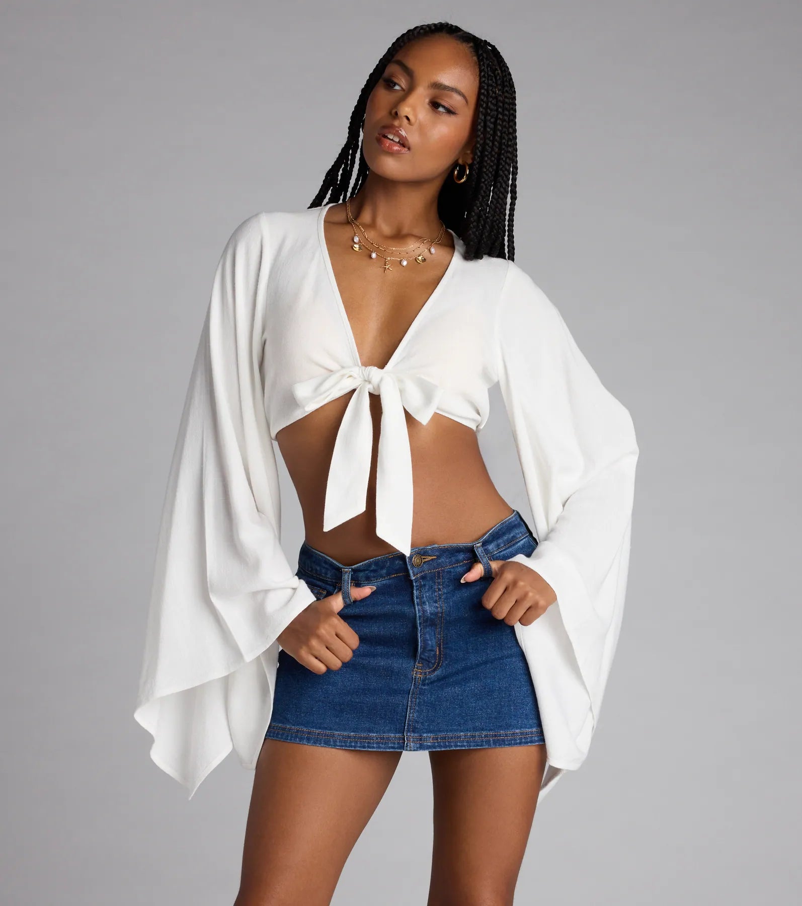  Mini Mood Activated Denim Skort、mySite、justintrudeaud