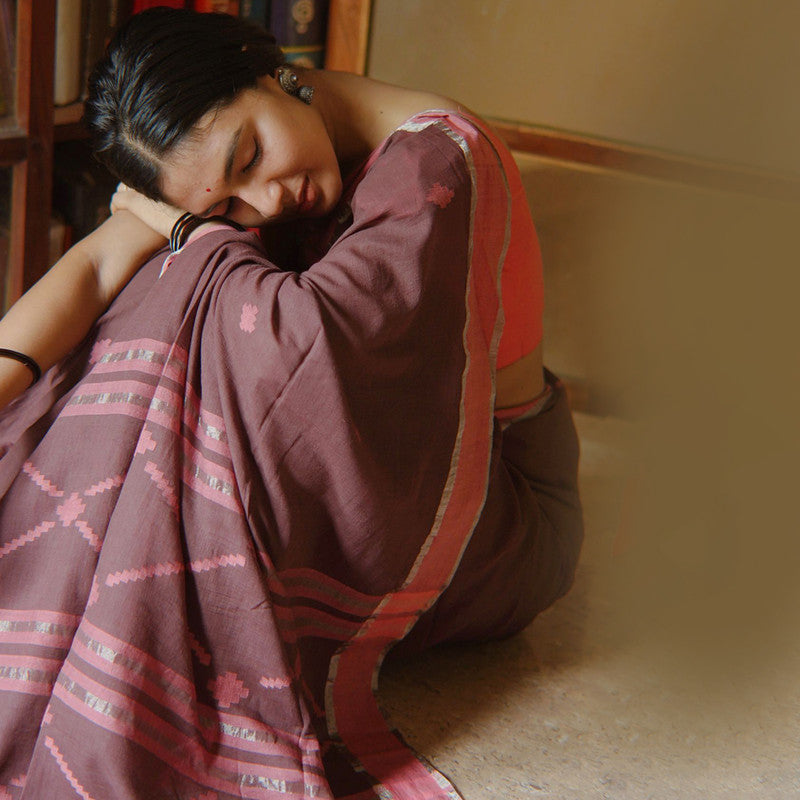 Cotton Silk Saree | Purple、mySite、camillekostekn