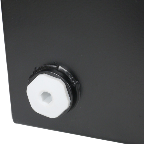 5 Gallon 14 Gauge Steel Hydraulic Fluid Reservoir Tank with Inlet 1-1/2" FNPT and Outlet 3/4" FNPT, Integral Mounting Foot On Each End, Black、、eastwooduniform