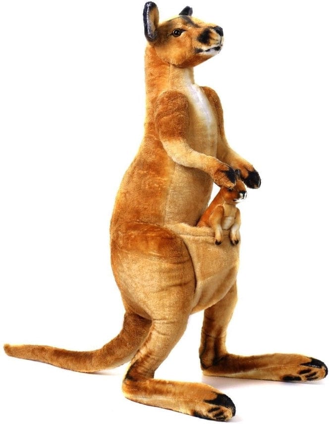 Large Lifelike Red Kangaroo with Joey-38 tall!、mySite、g9winljtr