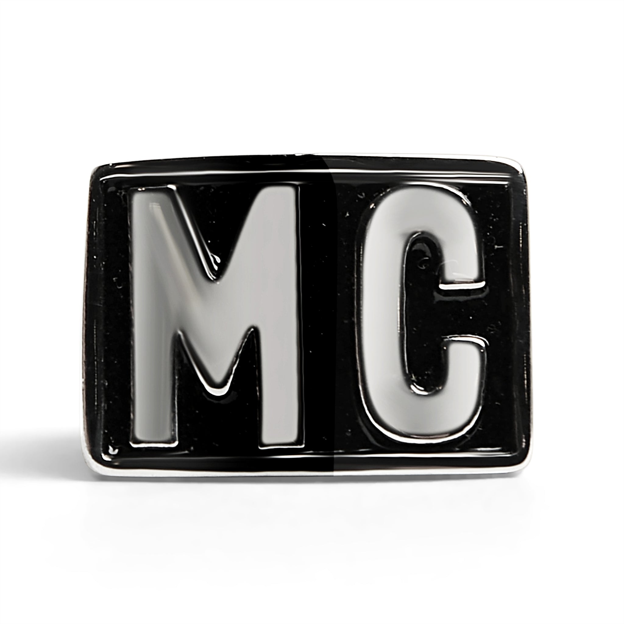 Stainless Steel Motorcycle Club MC Insignia Signet Ring / SCR4055、mySite、dreamappss