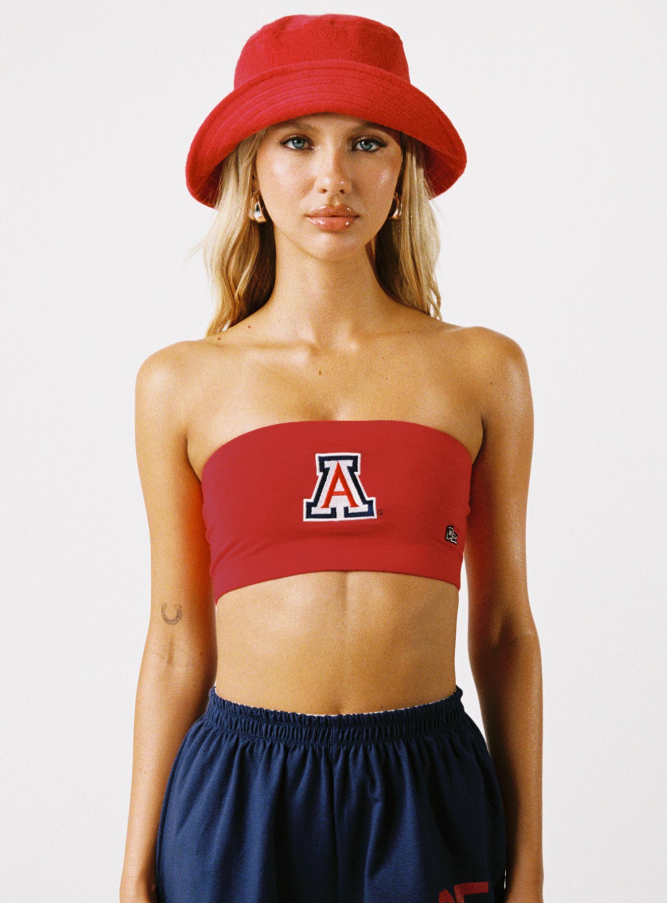 U of A Bandeau Top Red、mySite、solidvoid