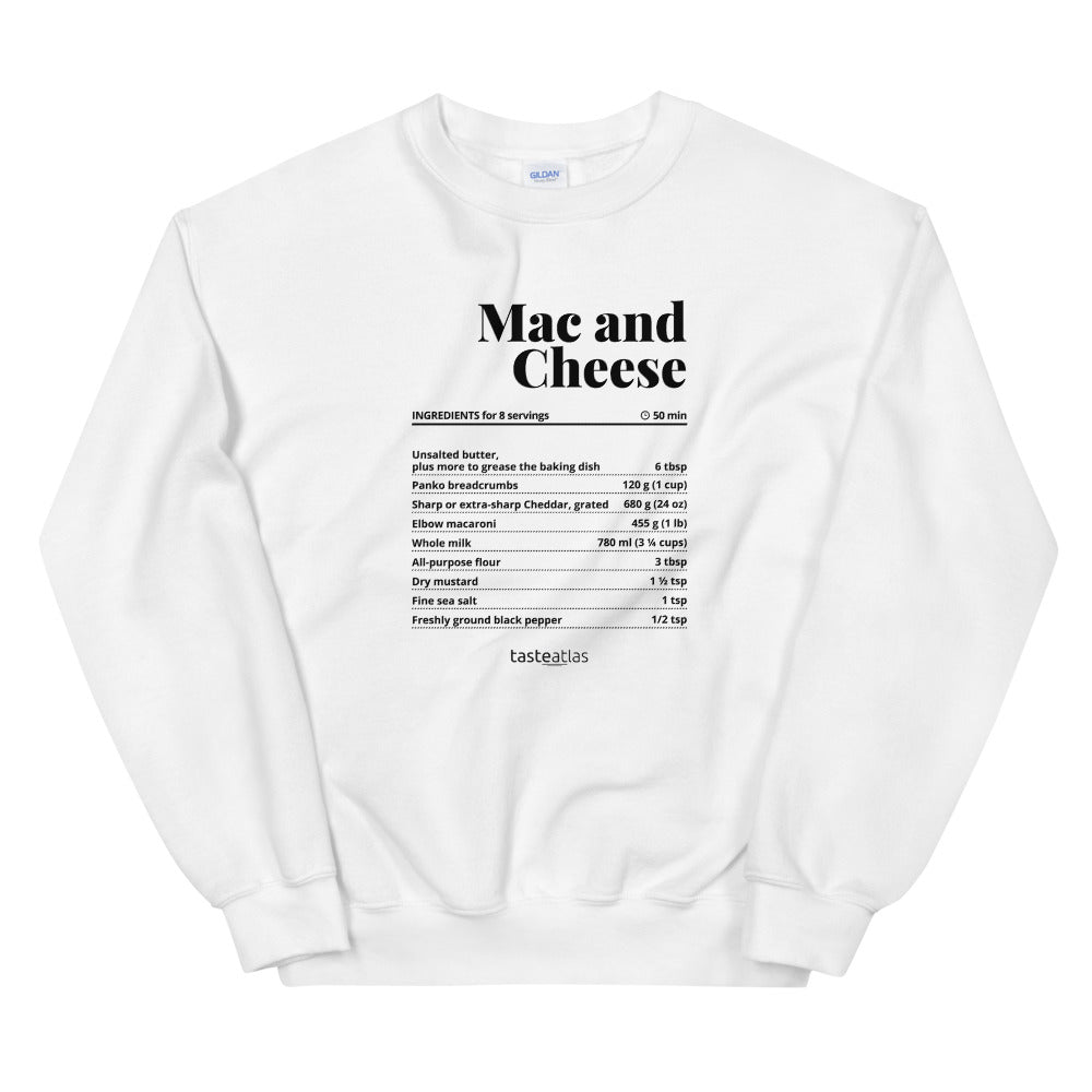 Mac And Cheese Recipe Unisex Sweatshirt、mySite、camillekostekn