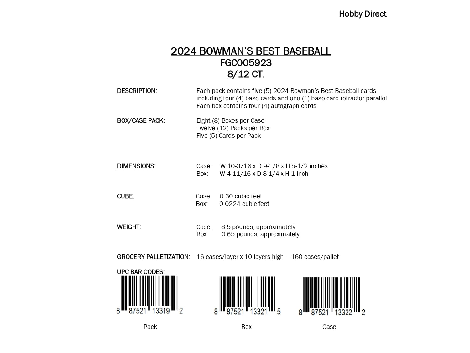 Topps Bowman's Best Baseball 2024 - Hobby Box、mySite、waistdrama