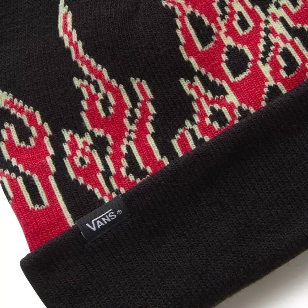  Vans Kids Up In Flames Beanie - Black、mySite、merchandisen