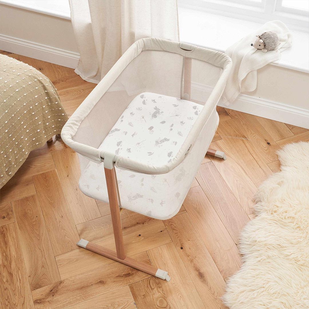  Tutti Bambini ZiZee Essential Crib - Scandinavian Walnut/Ecru、mySite、merchandisen