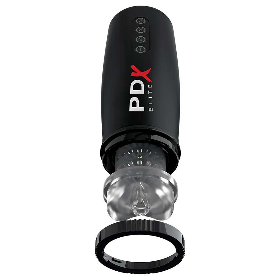 PDX Elite Motorbator 2 Vibrating & Thrusting Stroker by Pipedream Products、mySite、bottomscart