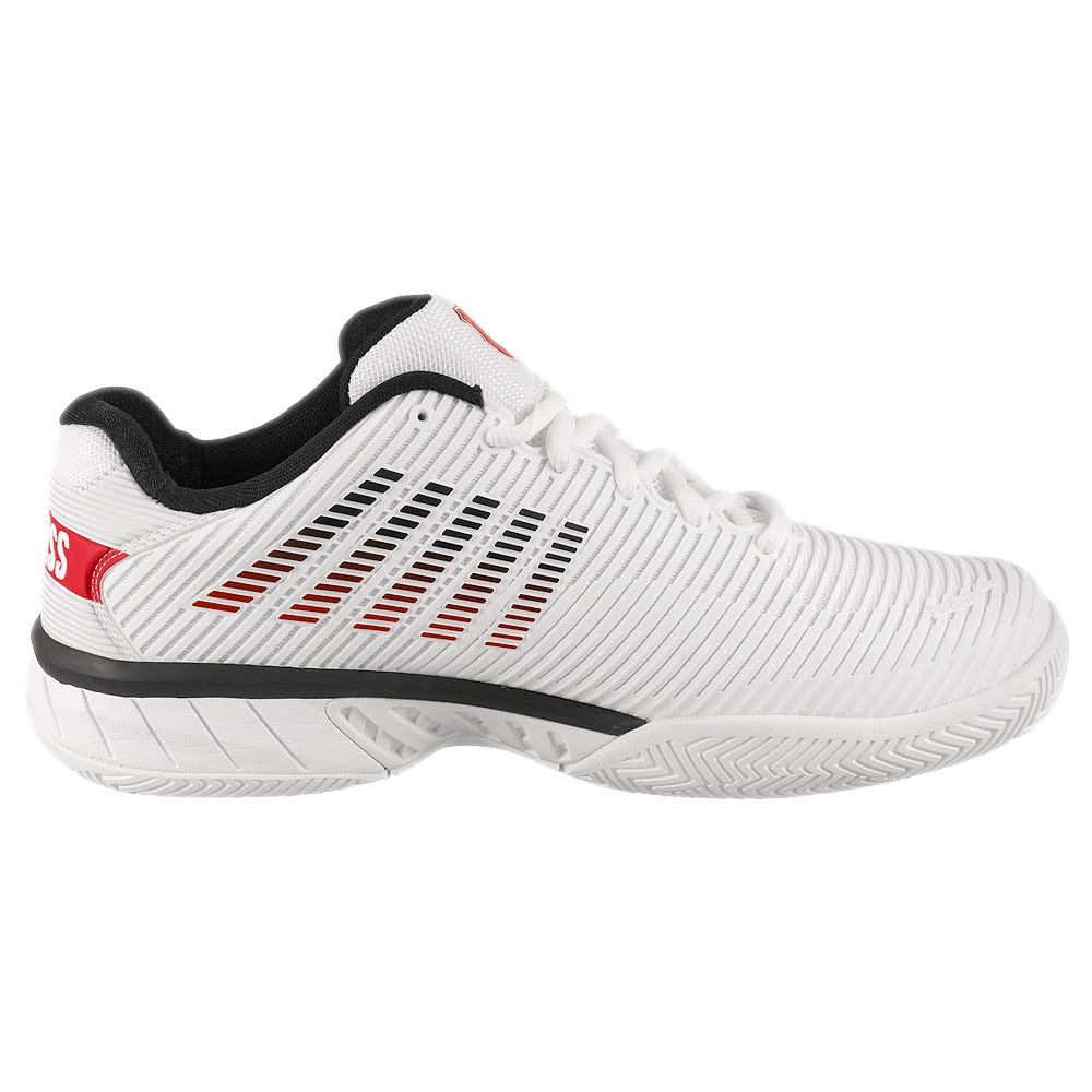 K-Swiss Men's Hypercourt Express 2 - 2E Width - White/Mars Red、mySite、neckold