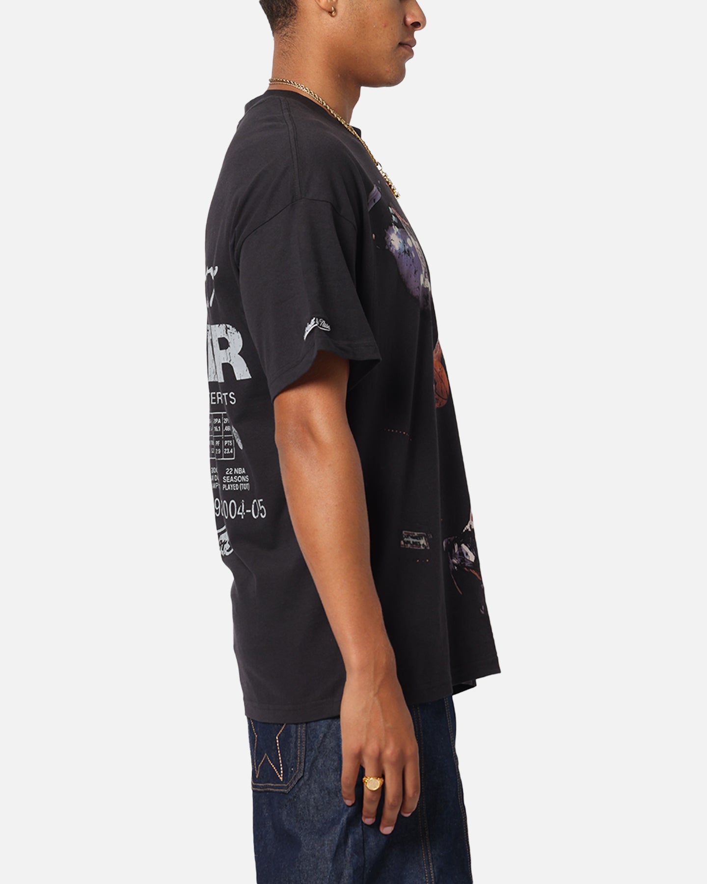 Mitchell & Ness Toronto Raptors Vince Carter Air Canada T-Shirt Overdyed Black、mySite、zt4zffjzw