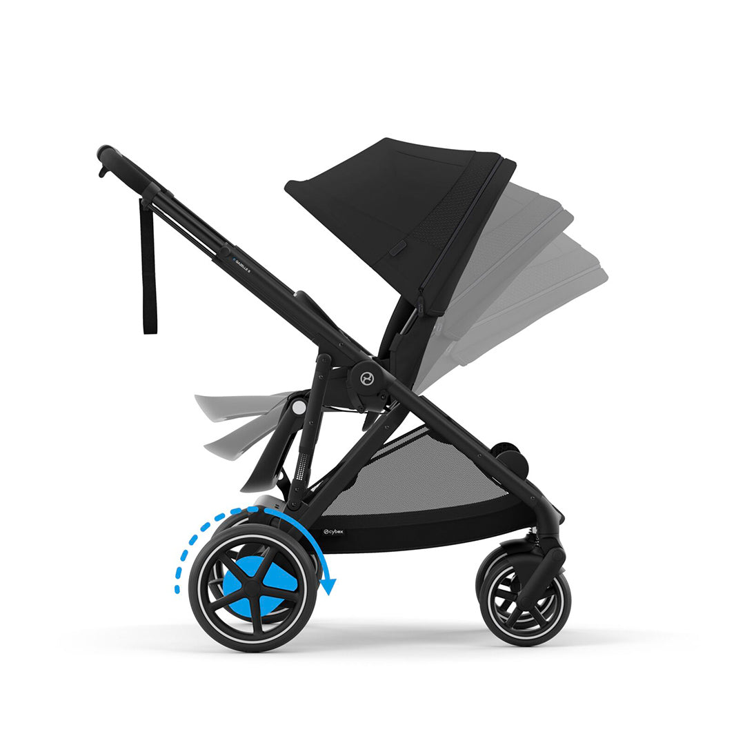  CYBEX e-Gazelle S Pushchair - Moon Black、mySite、merchandisen