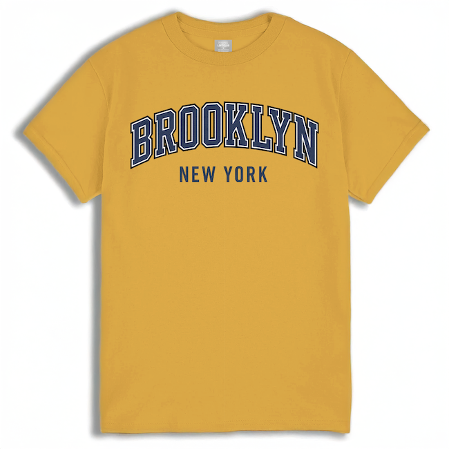 Classic Brooklyn New York T-Shirt (5 Colorways)、mySite、vikingsvslions