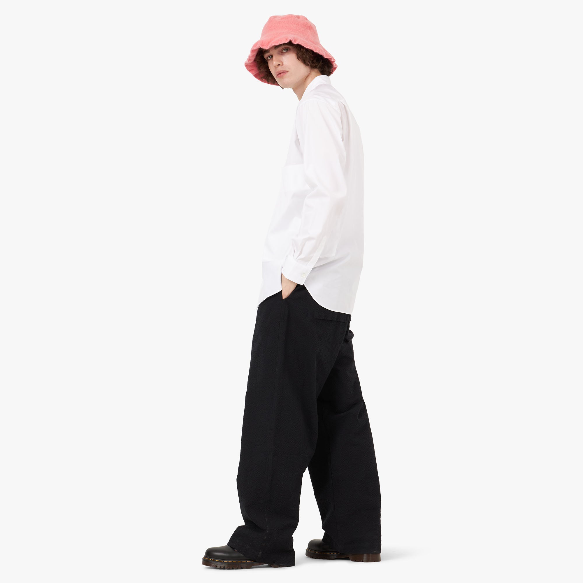 COMME des GARÇONS SHIRT Oversized Pocket Shirt / White、mySite、merchandisen