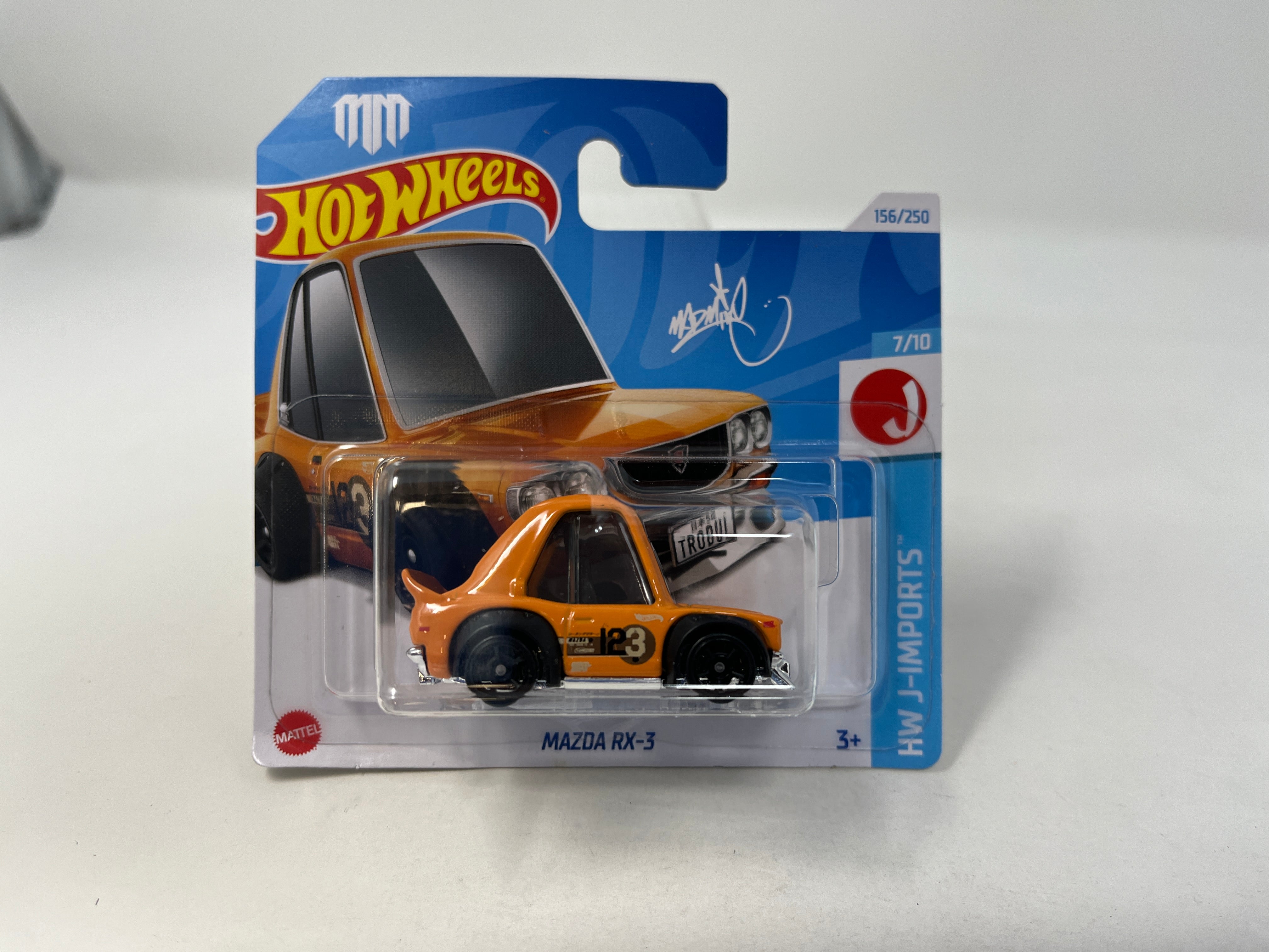 Mazda RX-3 #156 * Orange * 2024 Hot Wheels SHORT CARD Case J、mySite、hgirdovlk