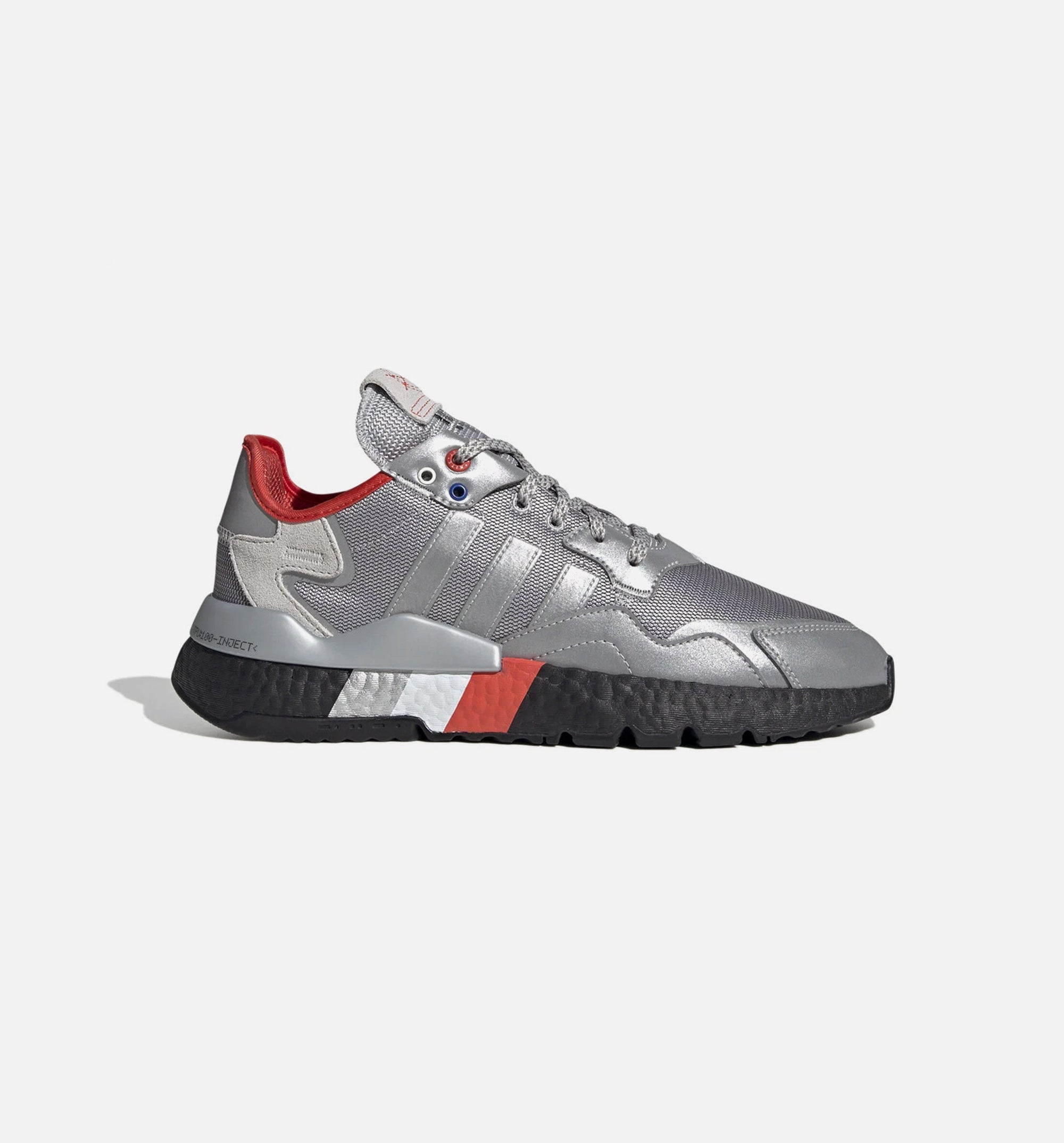 Nite Jogger 3M Mens Running Shoe - Silver Metallic/Silver/Core Black/Red/White、mySite、dreamappss