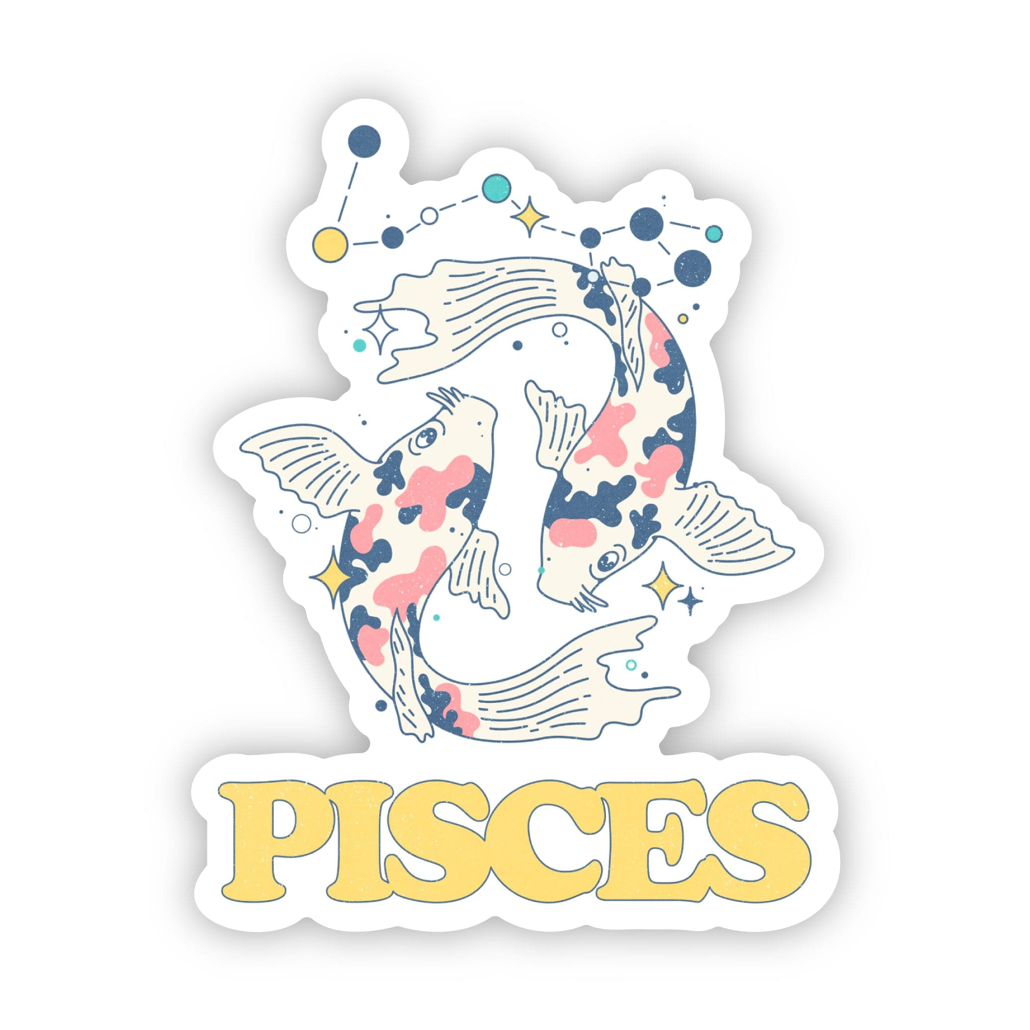  Pisces Zodiac Sign Sticker、mySite、ghnorth
