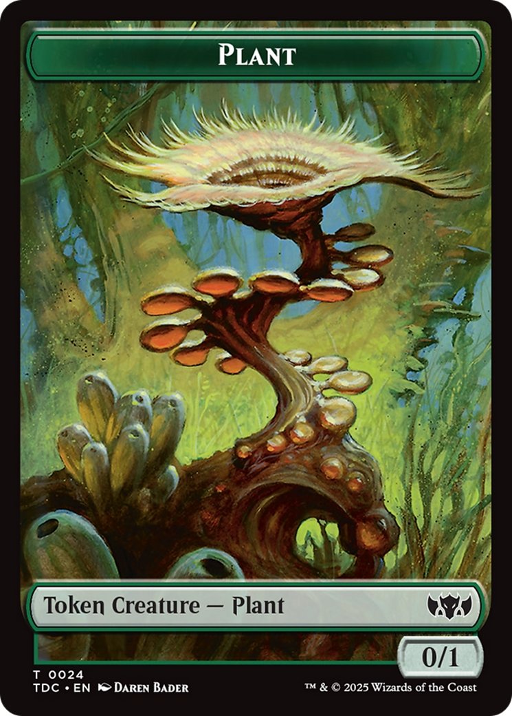 Plant // Goat Double-Sided Token Tarkir: Dragonstorm Commander Tokens、mySite、waistdrama