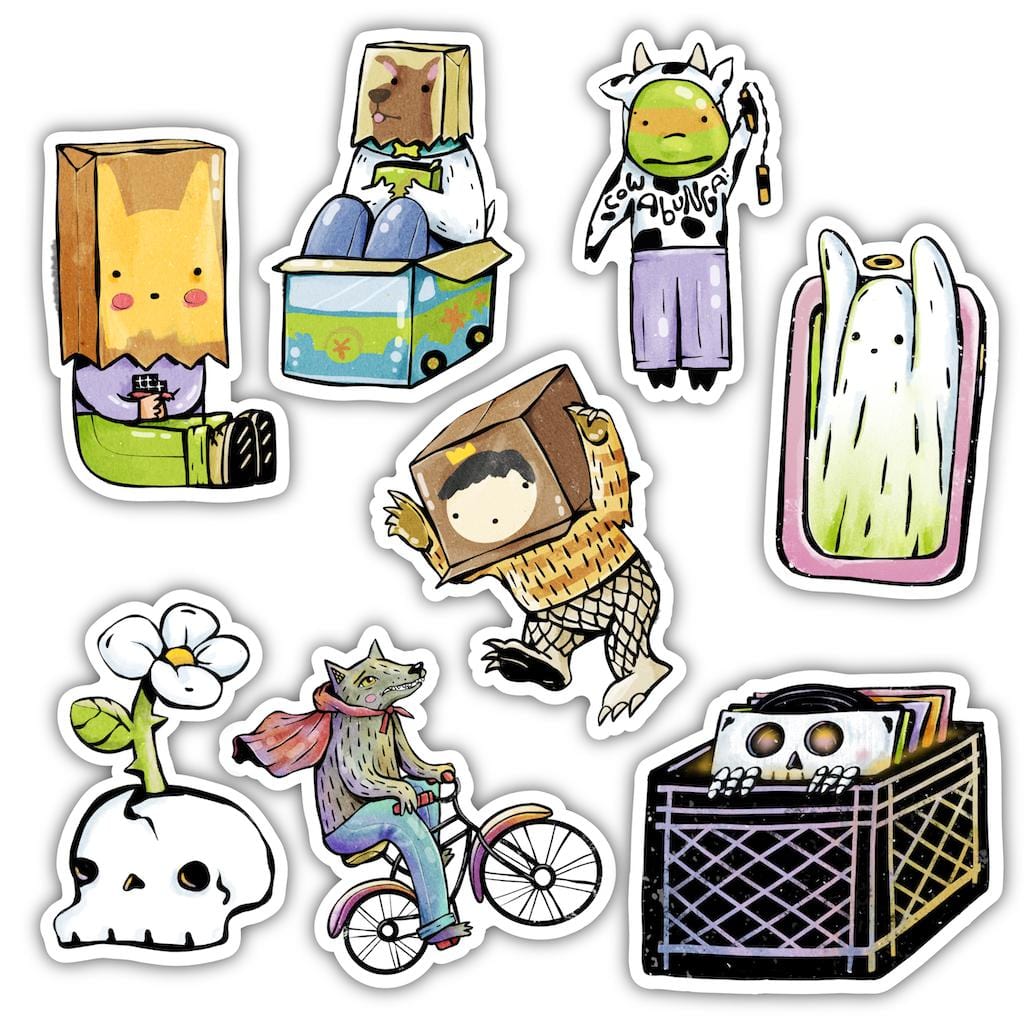  My Sunbeam Stickers Spooky 8 Pack、mySite、ghnorth