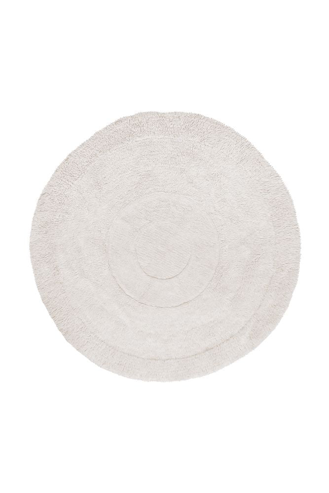 WOOL ROUND RUG ARCTIC CIRCLE WHITE、mySite、gigharbornorthrealestate