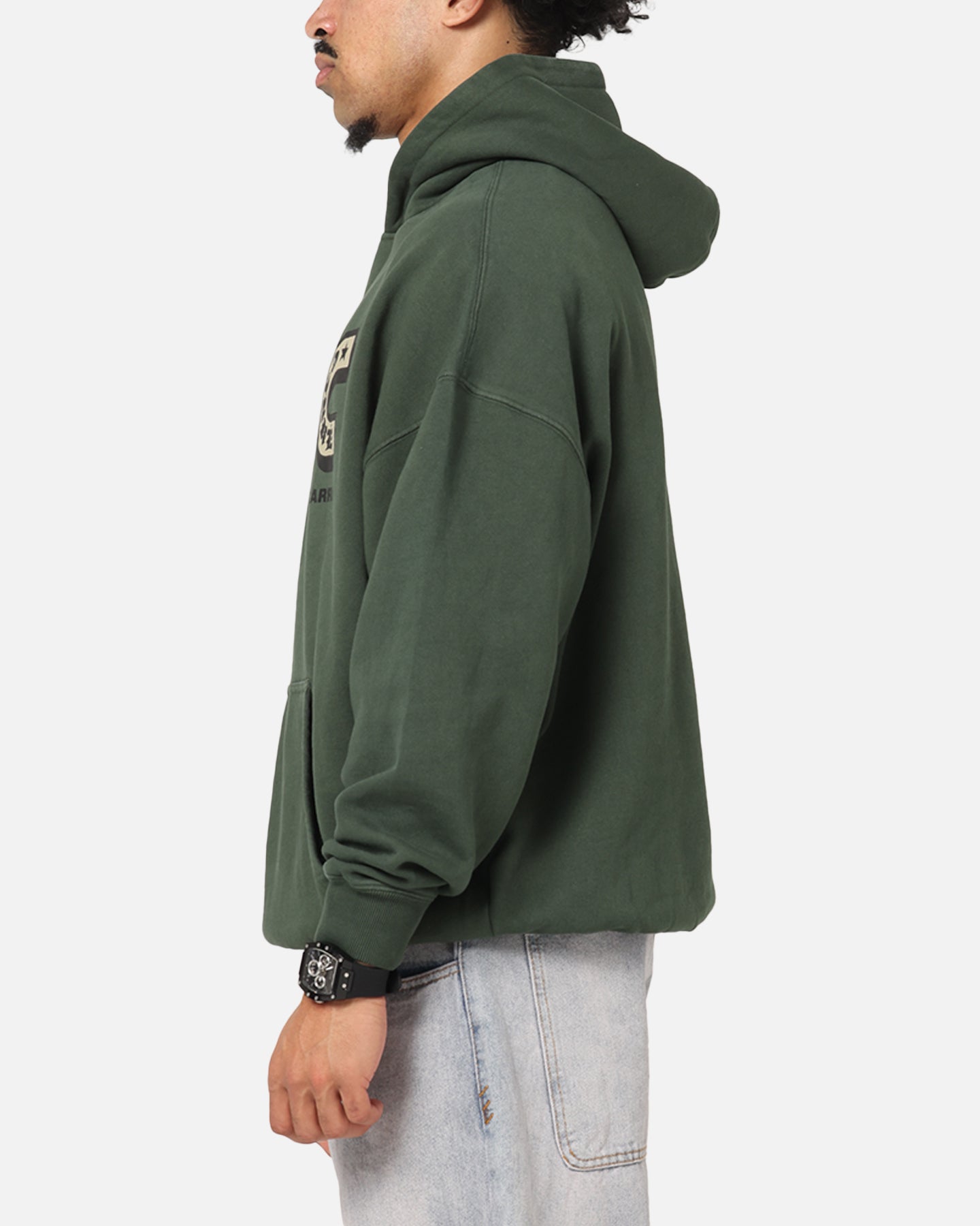 Carre Sacred Letter Hoodie Green、mySite、zt4zffjzw