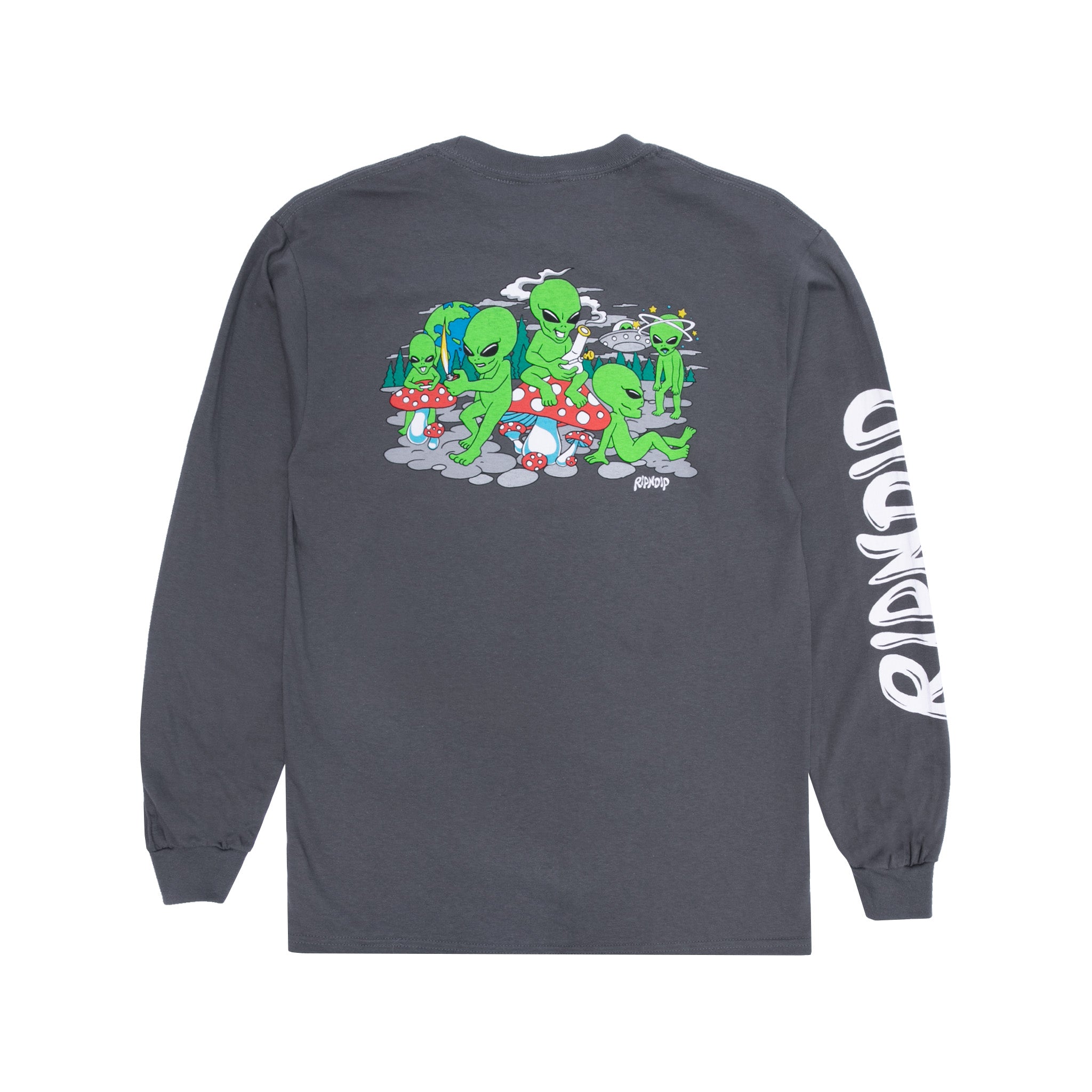  Space Gang Long Sleeve (Charcoal)、mySite、merchandisen