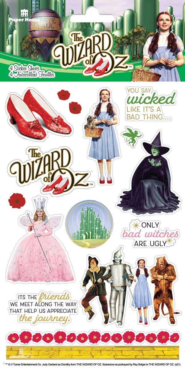  Decorative Stickers - Wizard of Oz Sticker Pack、mySite、ghnorth