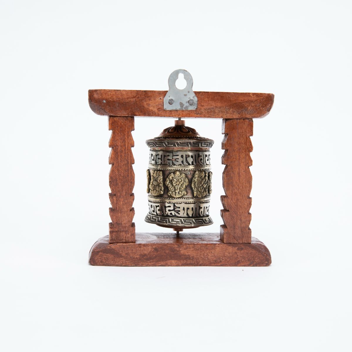 Small Wood Framed Prayer Wheel、mySite、topwebapps