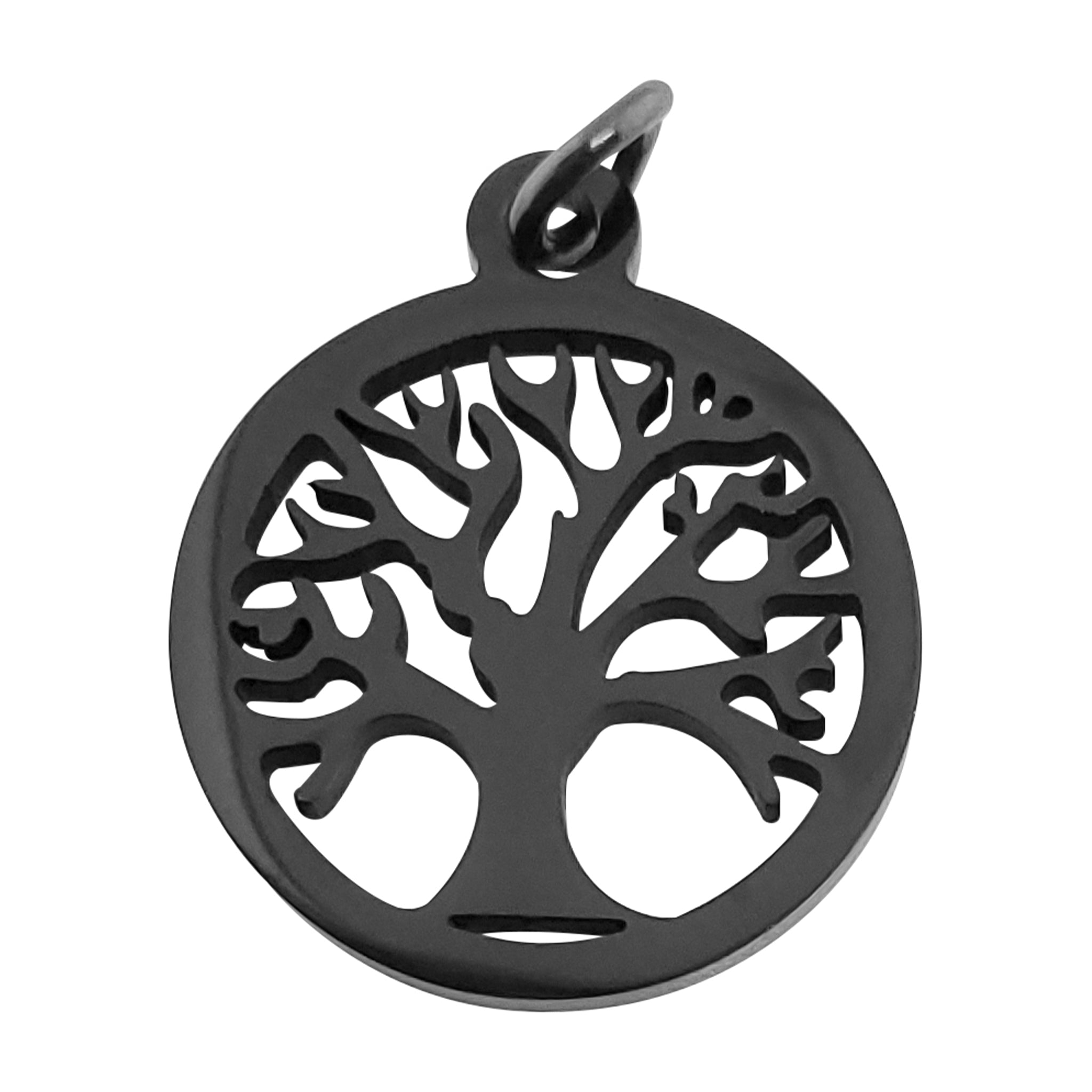 18K Gold PVD Coated Stainless Steel Tree of Life Charm / PDC9011、mySite、dreamappss
