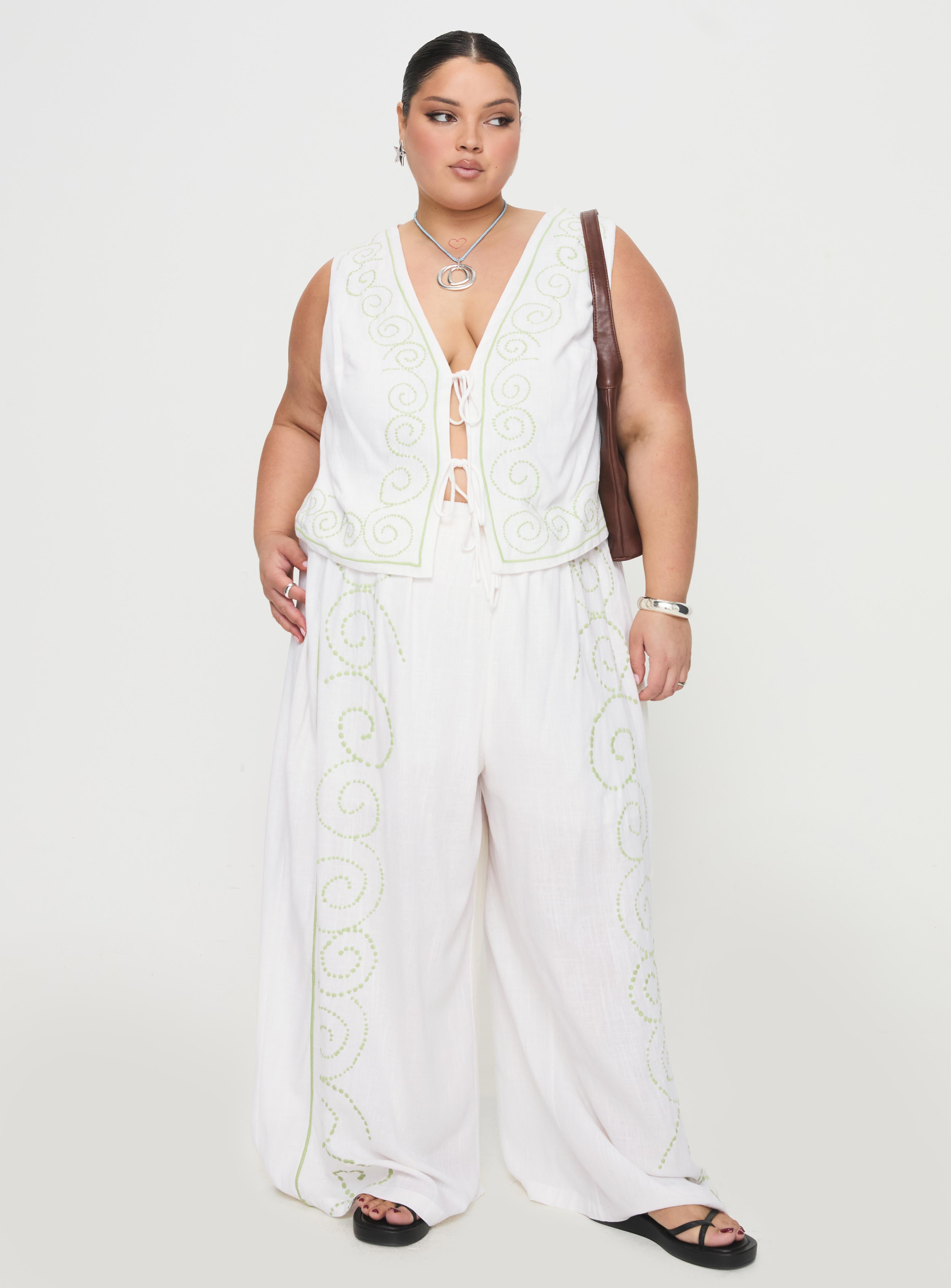 Kindred Tie Top White / Green Curve、mySite、solidvoid